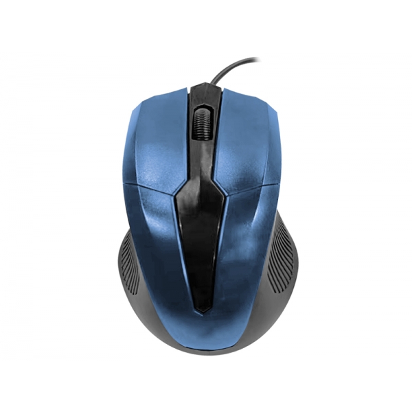 Počítačová myš LTC, drôtová, modrá.