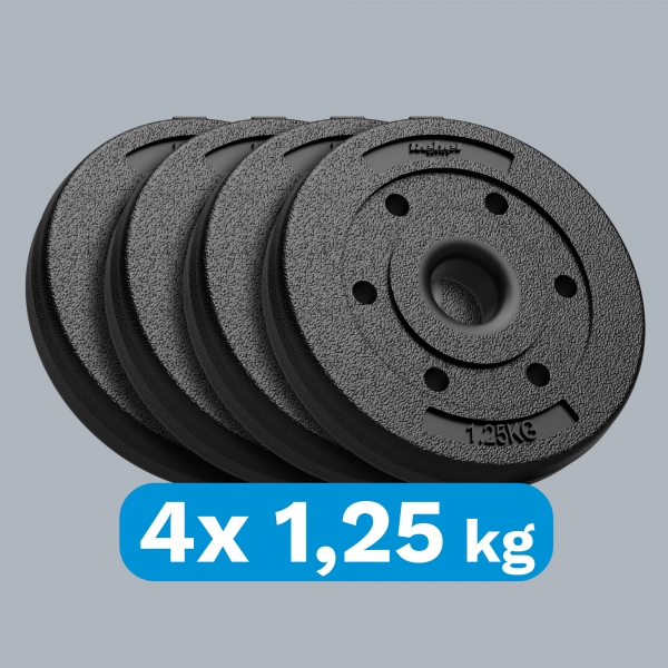 Sada bitúmenových závaží 4x1,25kg, otvor 31mm, REBEL ACTIVE