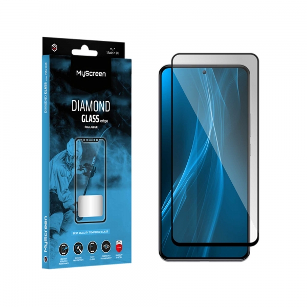 MyScreen DIAMOND GLASS LITE edge FULL GLUE čierne ochranné sklo Samsung Galaxy S23 FE