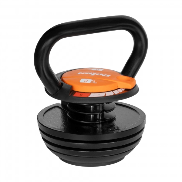 Automaticky nastaviteľný liatinový kettlebell