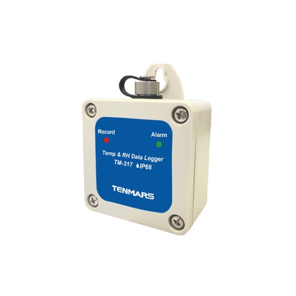 Termohygrometer, záznamník IP68, TM317 -40 ~ 85 ° C, 1 ~ 99% RH