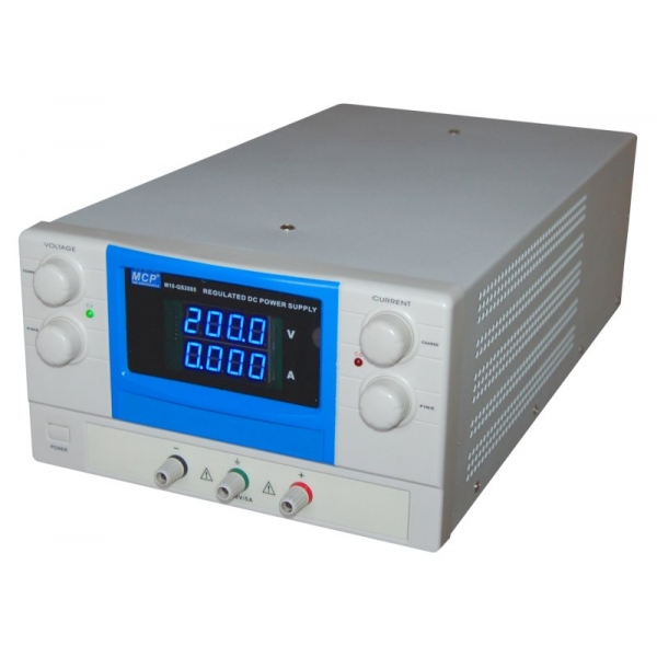 Laboratórny zdroj QS2005 200V / 5A pre nepretržitú prevádzku MCP