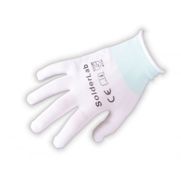 ESD ochranné rukavice, polyester (M)
