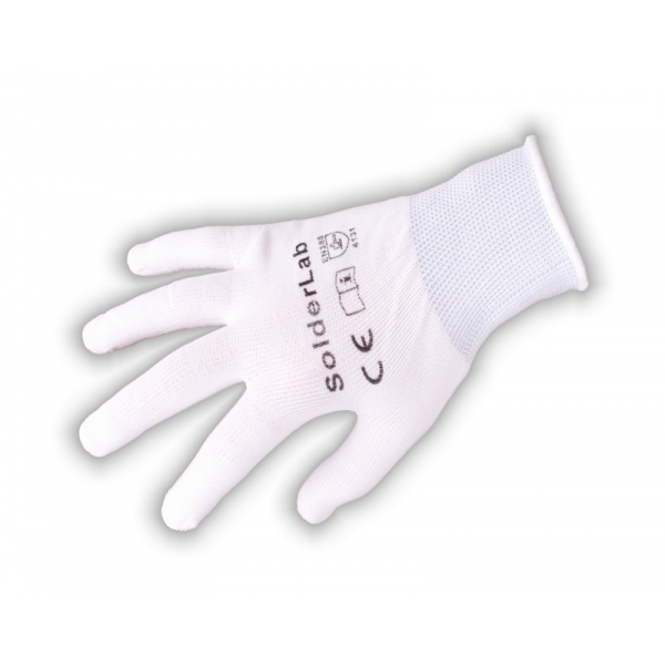 ESD polyesterové ochranné rukavice (L)