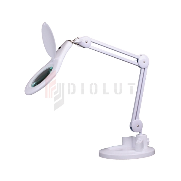 SMD LED stolná lampa s lupou (127mm) 8066LED-A-B3 5D 9W