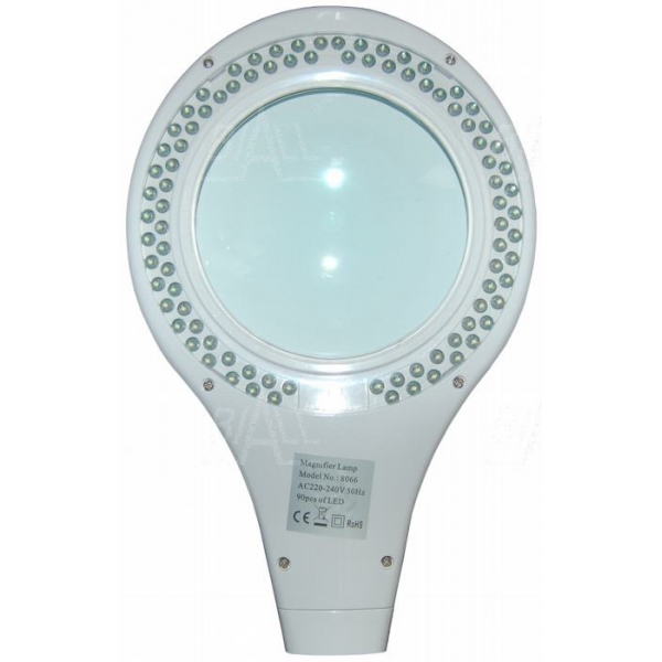 Pracovná LED lampa s lupou (127mm) 3 dioptrie