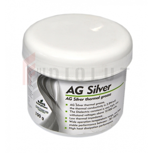 Tepelne vodivá pasta AG Silver> 3,8W / mk 100g