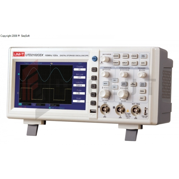 Digitálny osciloskop UNI-T UTD2102CEX 100MHz 2 kanály